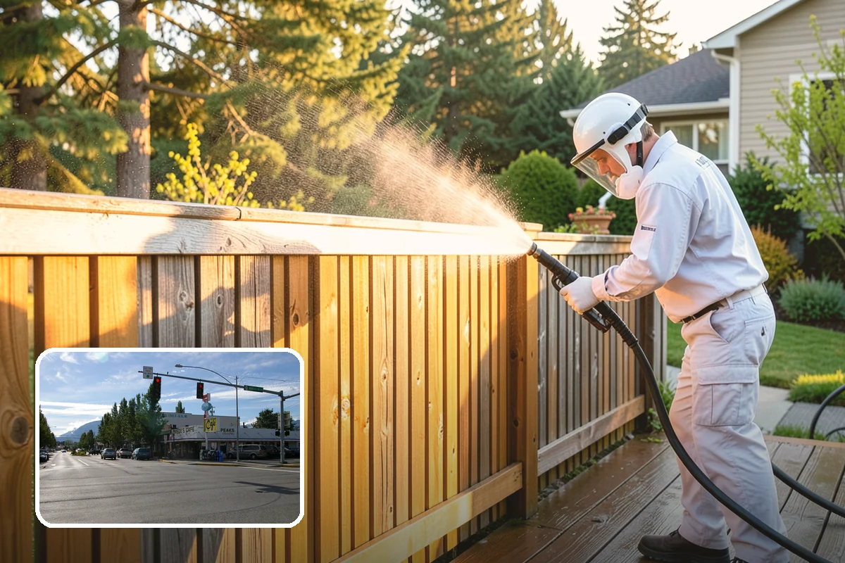 Patio Stain Removal in North Bend, King County, WA - Removes grease, rust, tannin, and organic stains
