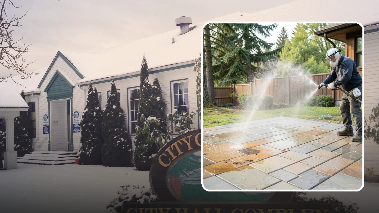 Patio Stain Removal in Pacific, King County, WA - Target and lift stubborn patio stains from grease, rust, tannin, and organic buildup.