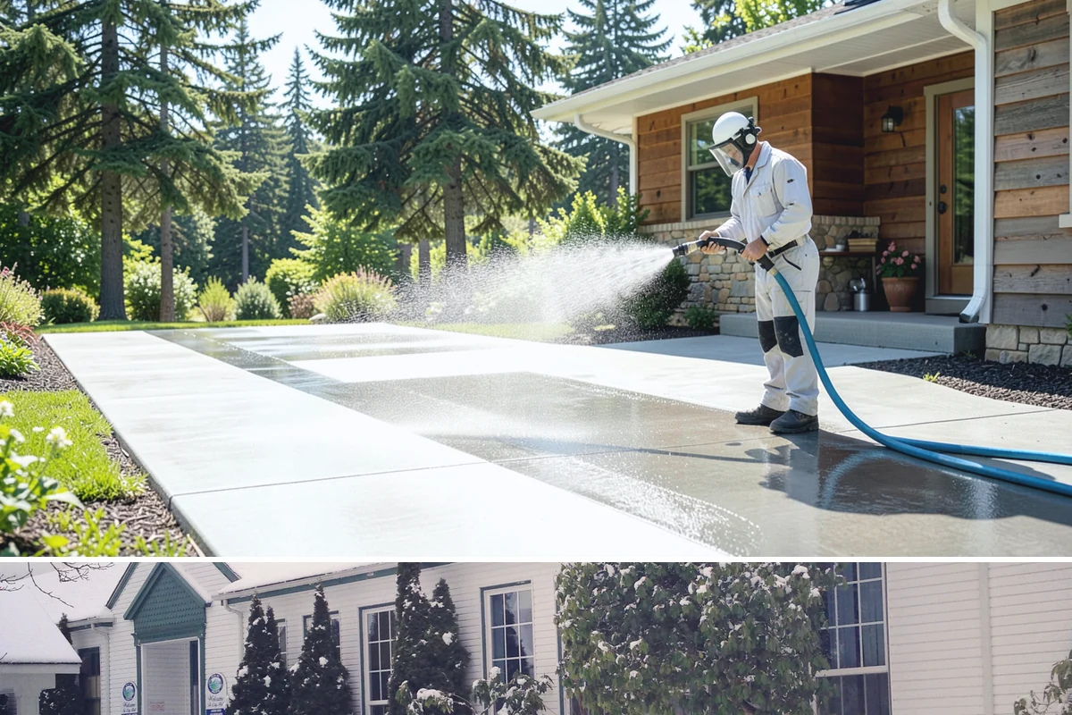 Patio Stain Removal in Pacific, King County, WA - Patio stain removal works best in dry weather so treatments dwell without rain dilution.