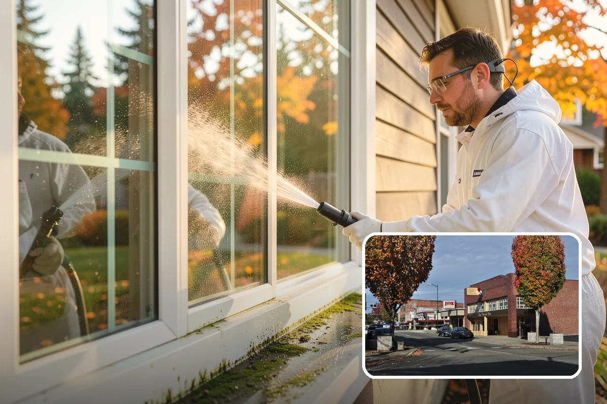 Patio Stain Removal in Puyallup, Pierce County, WA - Removes grease, rust, tannin, and organic stains