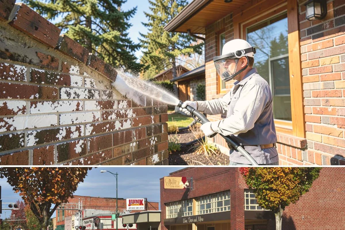 Patio Stain Removal in Puyallup, Pierce County, WA - Patio stain removal works best in dry weather so treatments dwell without rain dilution.