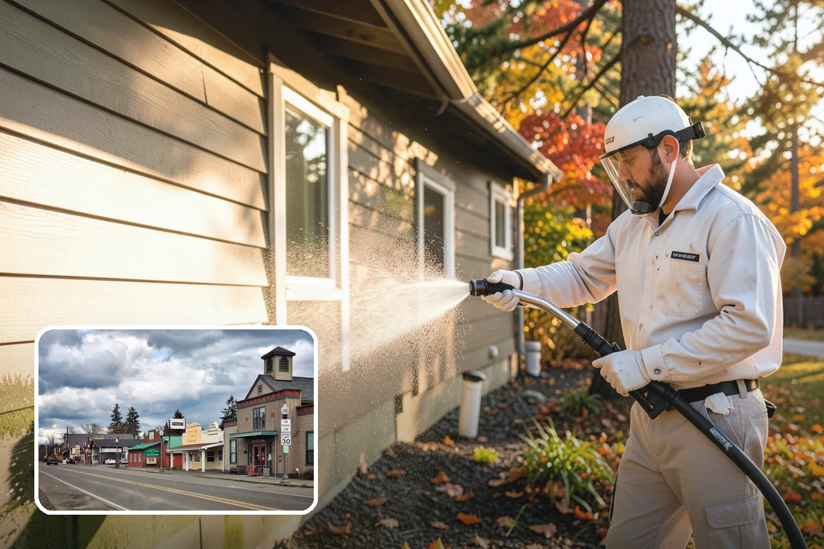 Patio Stain Removal in Roy, Pierce County, WA - Removes grease, rust, tannin, and organic stains