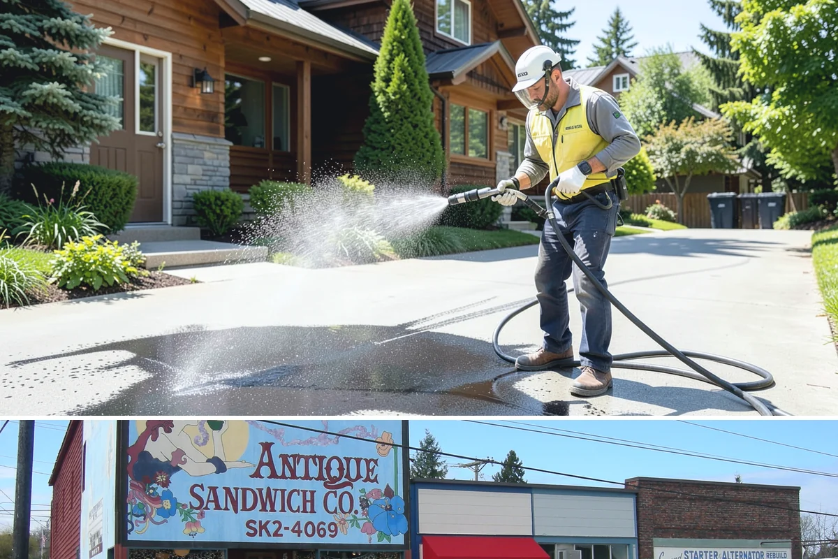 Patio Stain Removal in Ruston, Pierce County, WA - Patio stain removal works best in dry weather so treatments dwell without rain dilution.