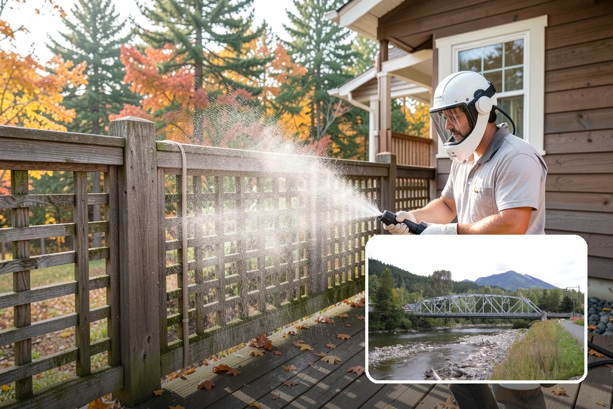 Patio Stain Removal in Skykomish, King County, WA - Removes grease, rust, tannin, and organic stains
