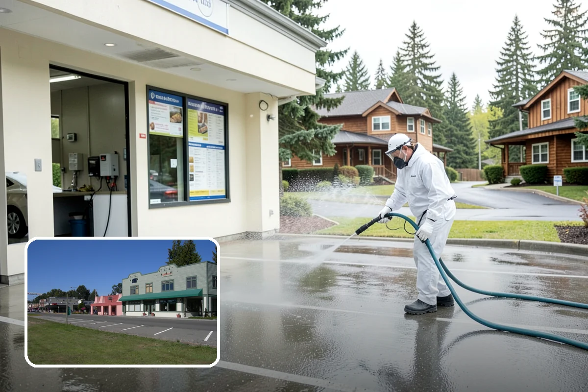 Patio Stain Removal in Snoqualmie, King County, WA - Removes grease, rust, tannin, and organic stains