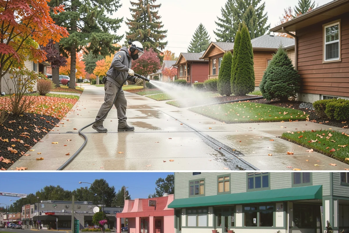 Patio Stain Removal in Snoqualmie, King County, WA - Patio stain removal works best in dry weather so treatments dwell without rain dilution.