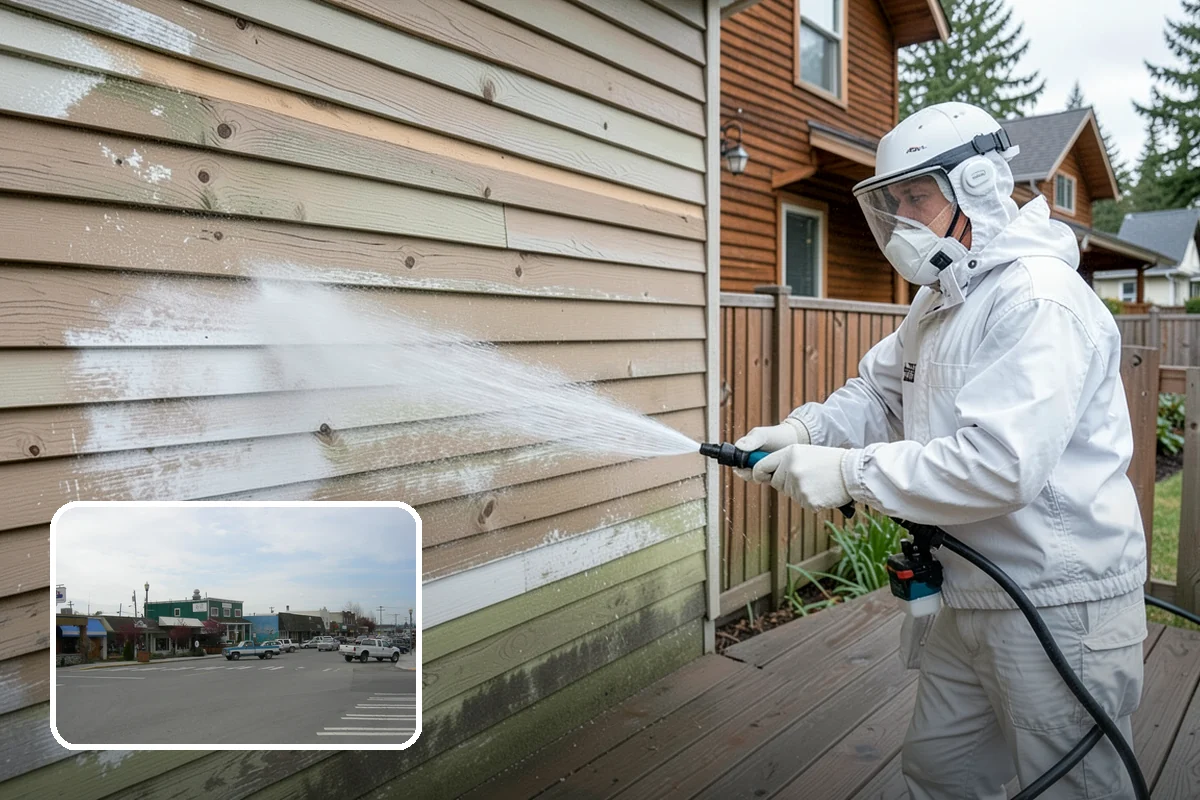 Patio Stain Removal in Stanwood, Snohomish County, WA - Removes grease, rust, tannin, and organic stains