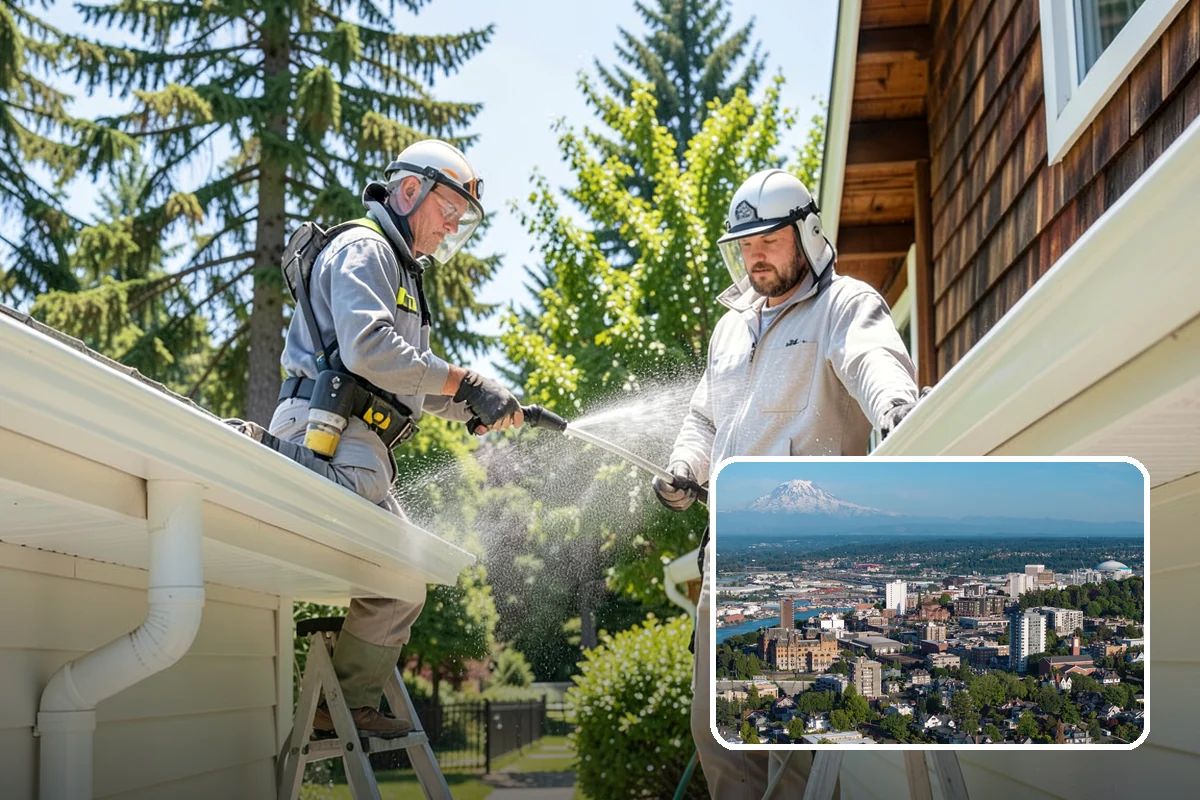 Patio Stain Removal in Tacoma, Pierce County, WA - Removes grease, rust, tannin, and organic stains