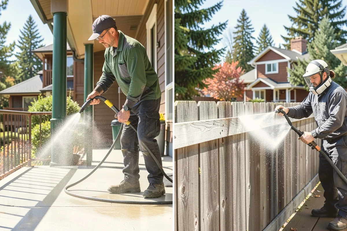 Paver Driveway Cleaning in Algona, King County, WA - Remove weeds and loose debris from the joints