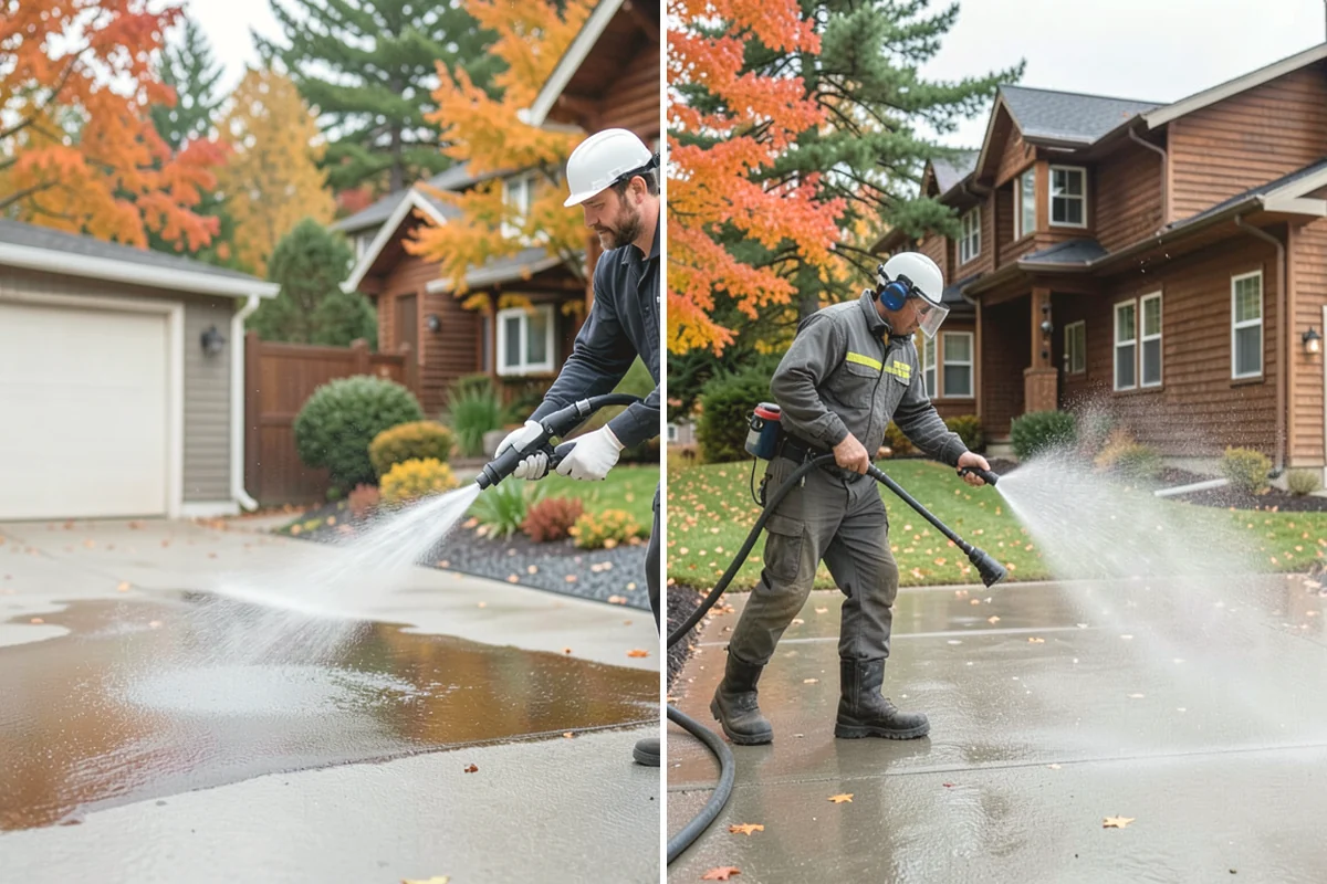 Paver Driveway Cleaning in Black Diamond, King County, WA - Remove weeds and loose debris from the joints