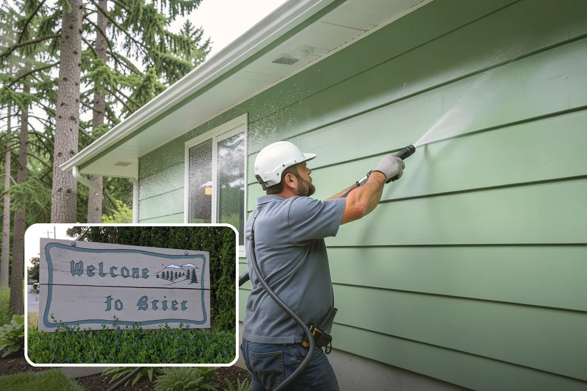 Paver Driveway Cleaning in Brier, Snohomish County, WA - Clears weeds and moss from paver joints