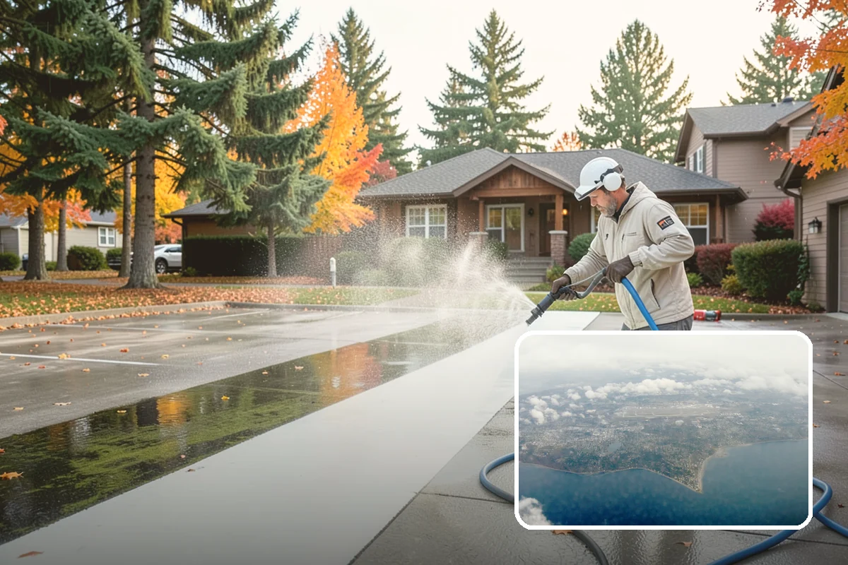 Paver Driveway Cleaning in Burien, King County, WA - Clears weeds and moss from paver joints