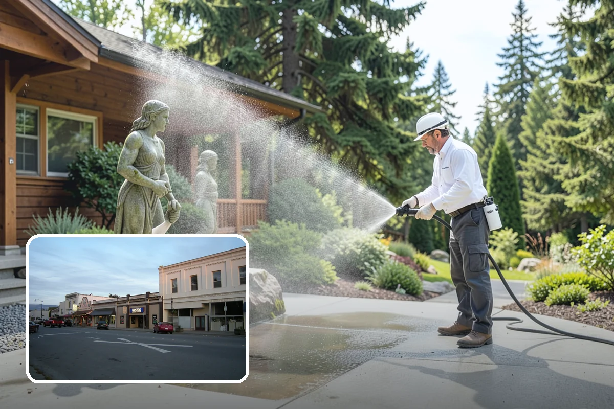 Paver Driveway Cleaning in Burlington, Skagit County, WA - Clears weeds and moss from paver joints