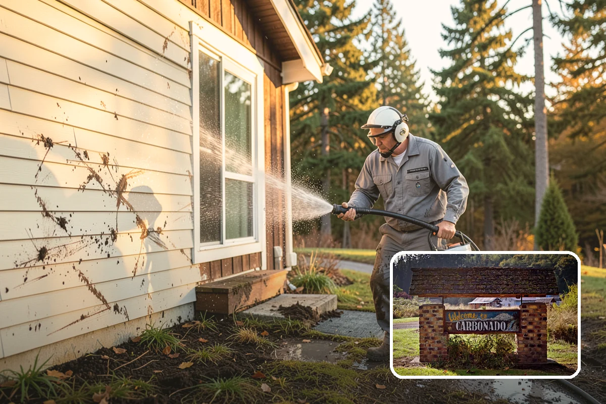 Paver Driveway Cleaning in Carbonado, Pierce County, WA - Clears weeds and moss from paver joints
