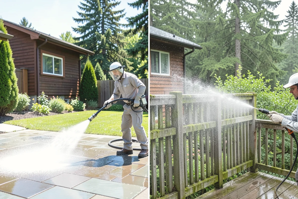 Paver Driveway Cleaning in Carbonado, Pierce County, WA - Remove weeds and loose debris from the joints