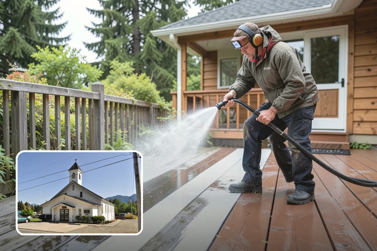 Paver Driveway Cleaning in Concrete, Skagit County, WA - Clears weeds and moss from paver joints