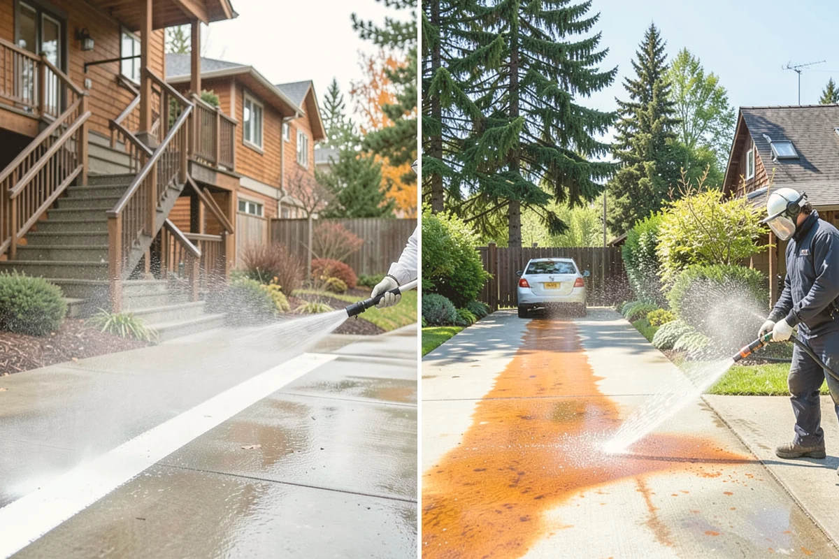 Paver Driveway Cleaning in Fife, Pierce County, WA - Remove weeds and loose debris from the joints