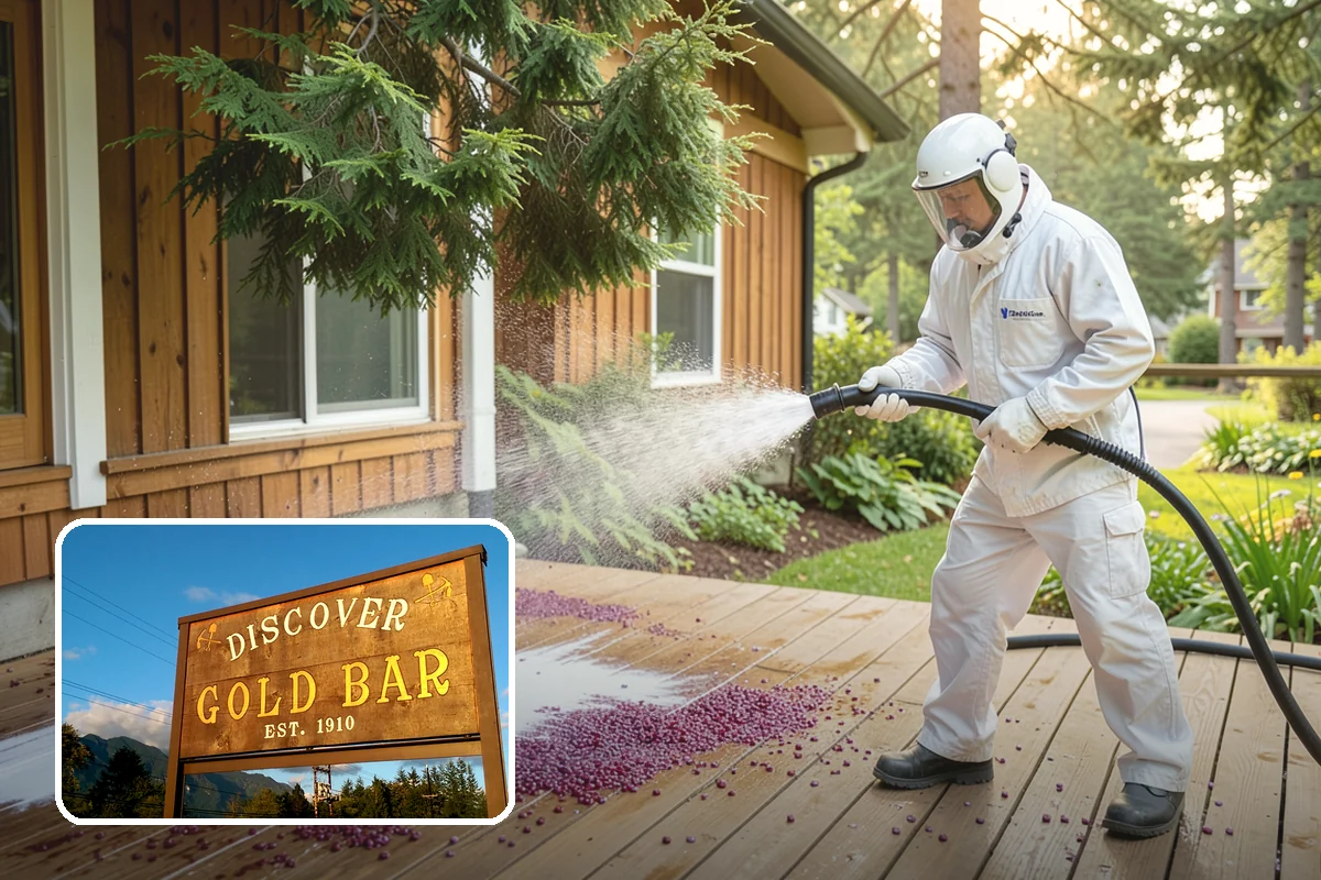Paver Driveway Cleaning in Gold Bar, Snohomish County, WA - Clears weeds and moss from paver joints