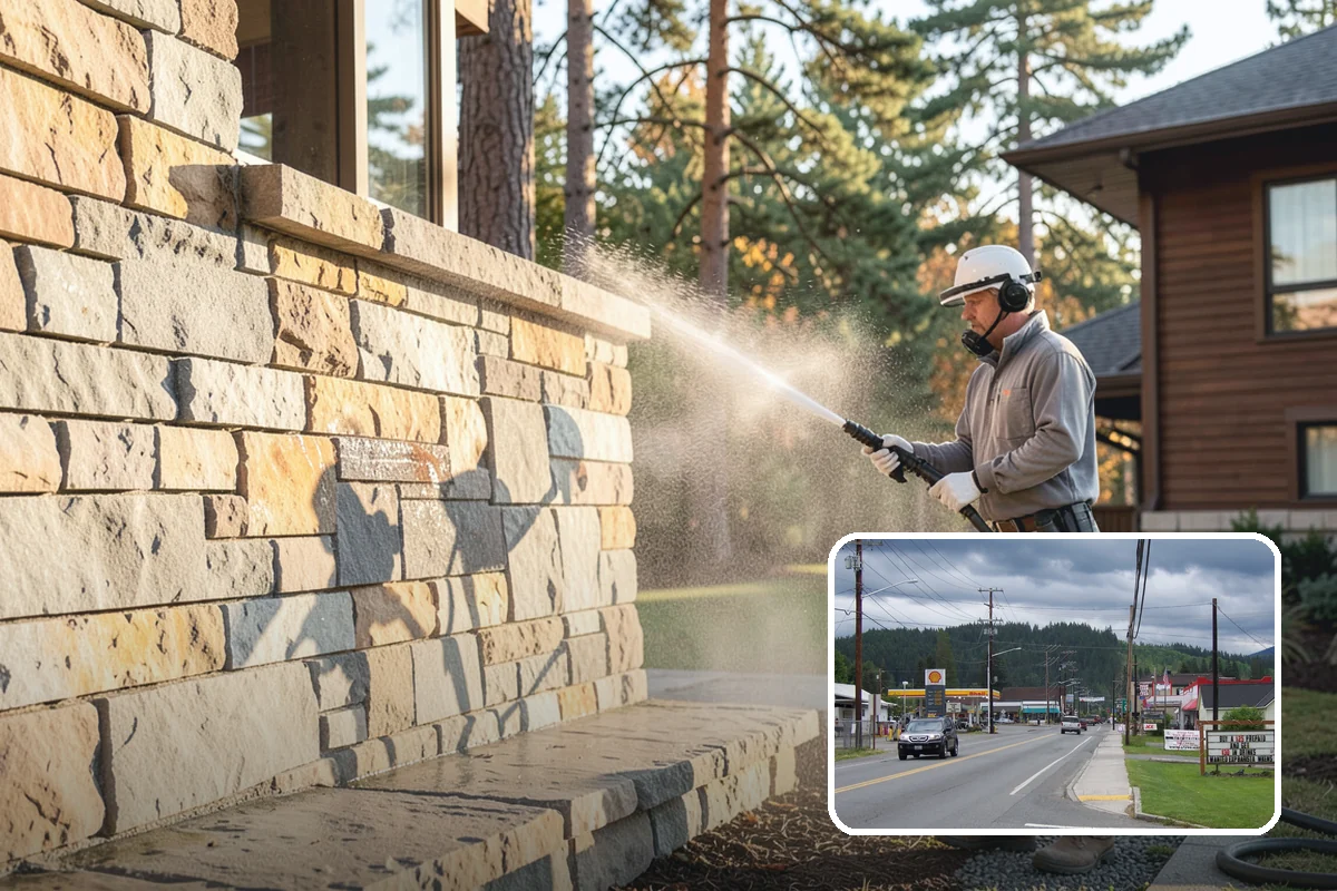 Paver Driveway Cleaning in Granite Falls, Snohomish County, WA - Clears weeds and moss from paver joints