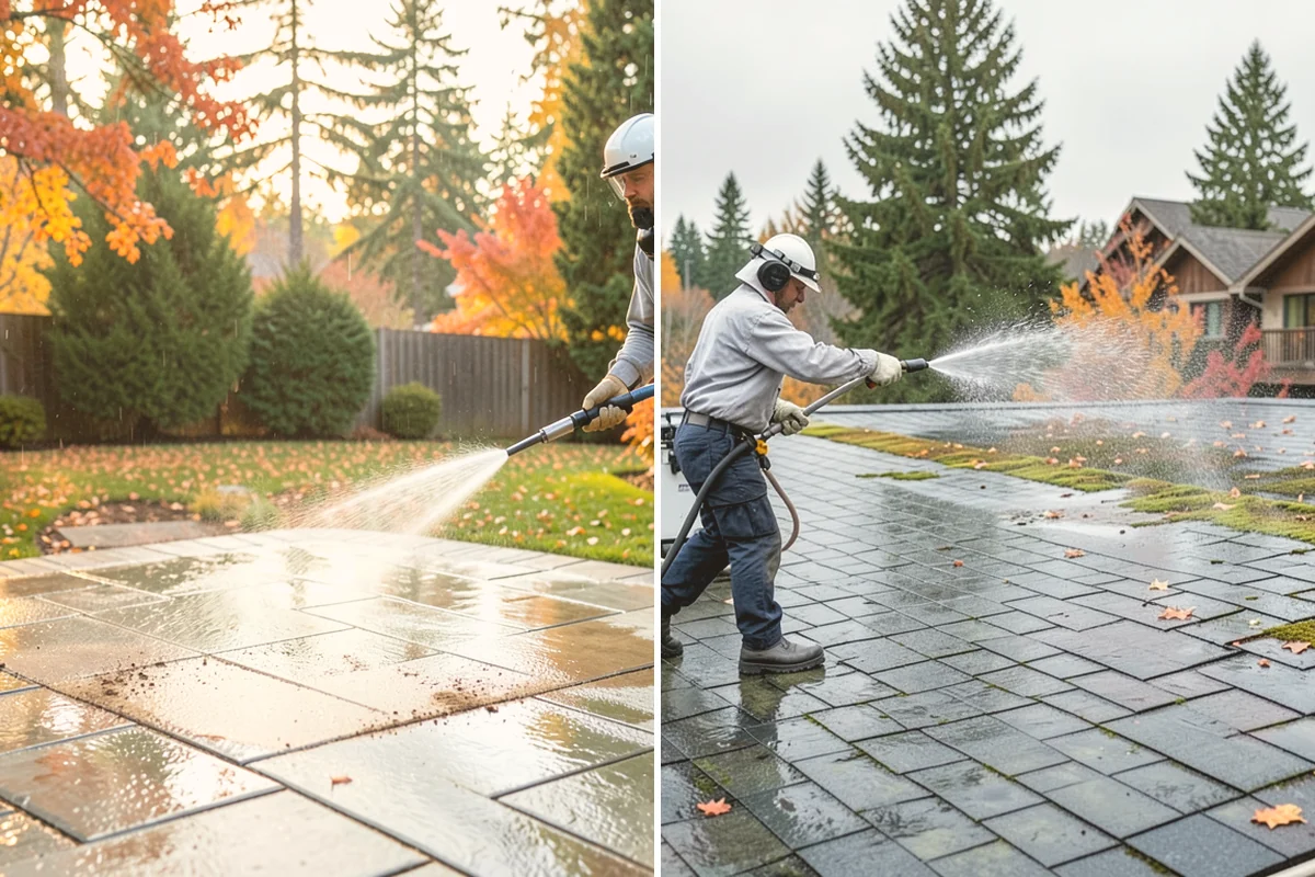 Paver Driveway Cleaning in Index, Snohomish County, WA - Remove weeds and loose debris from the joints