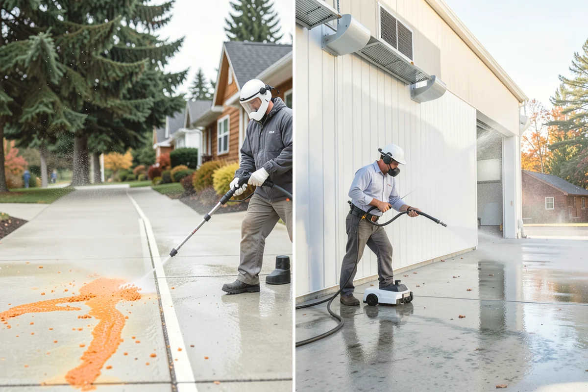 Paver Driveway Cleaning in Issaquah, King County, WA - Remove weeds and loose debris from the joints