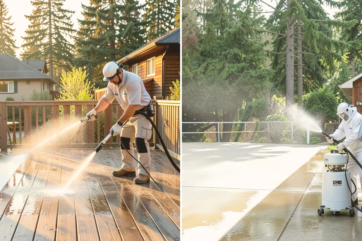 Paver Driveway Cleaning in Kent, King County, WA - Remove weeds and loose debris from the joints