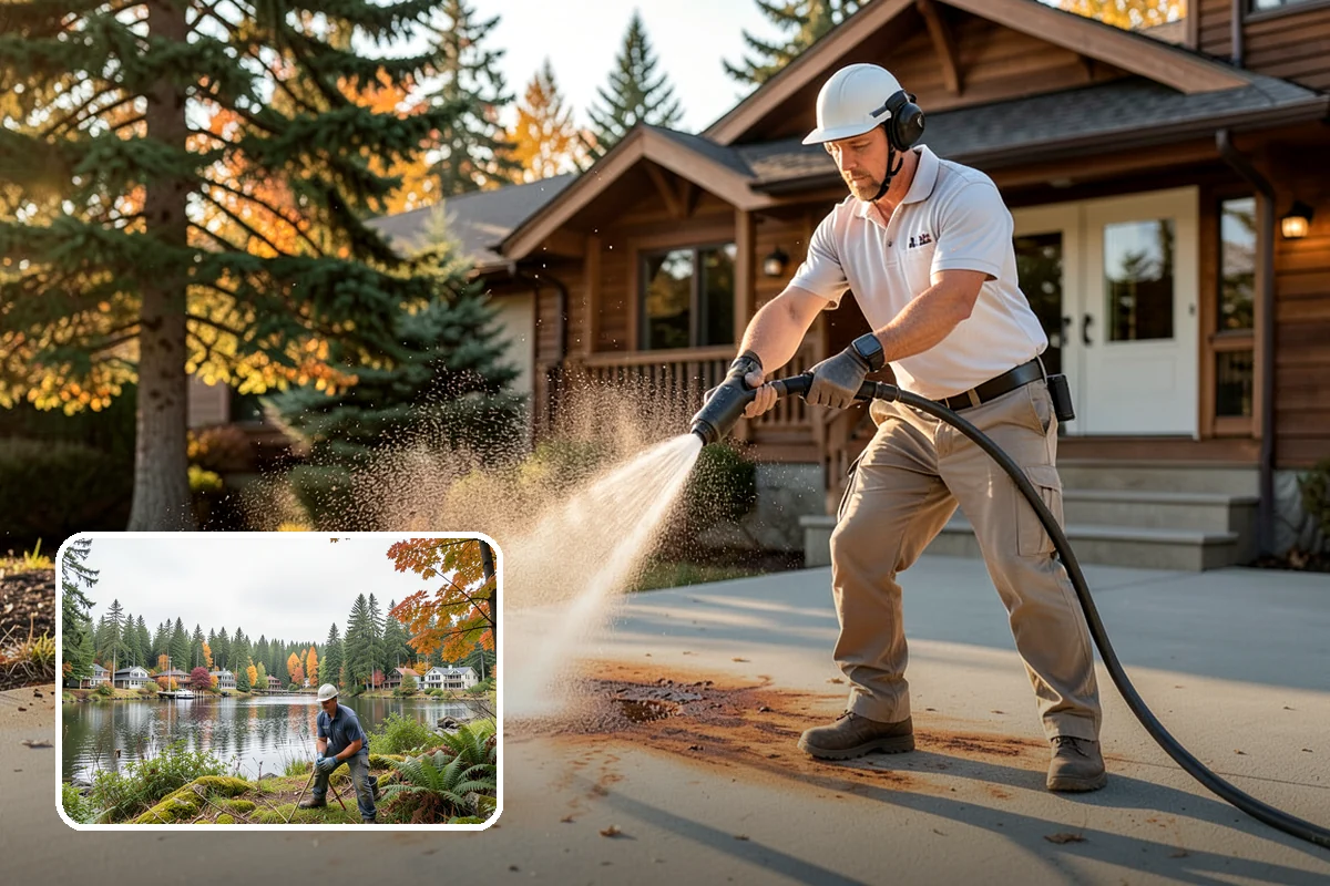 Paver Driveway Cleaning in La Conner, Skagit County, WA - Clears weeds and moss from paver joints