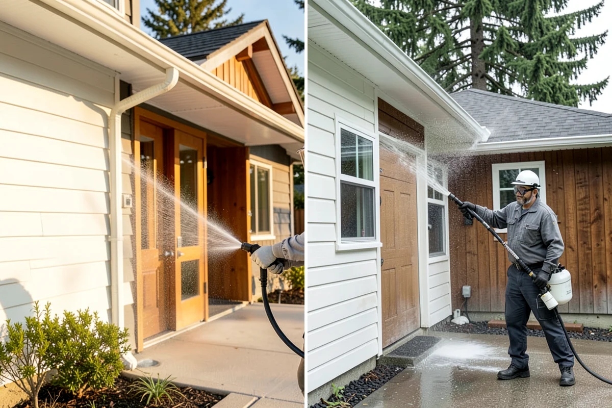 Paver Driveway Cleaning in Lake Forest Park, King County, WA - Remove weeds and loose debris from the joints