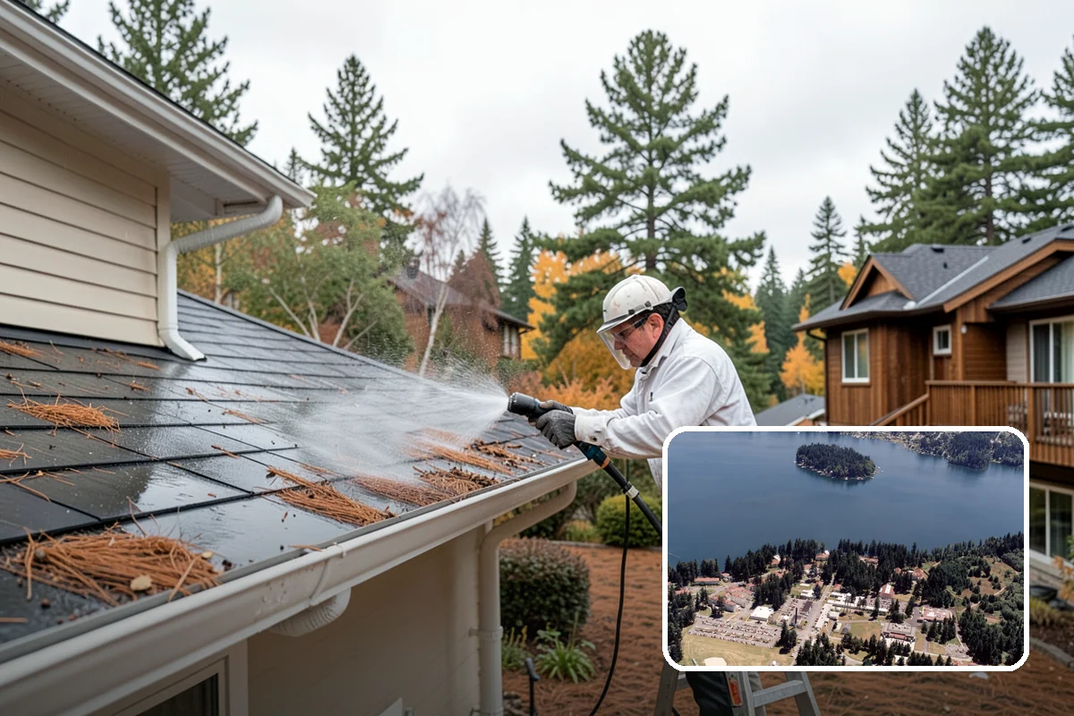 Paver Driveway Cleaning in Lakewood, Pierce County, WA - Clears weeds and moss from paver joints