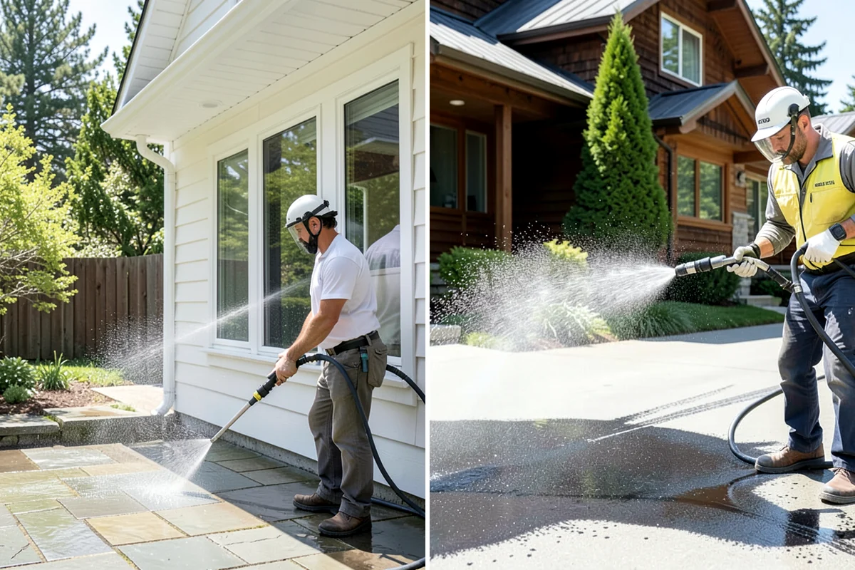 Paver Driveway Cleaning in Lakewood, Pierce County, WA - Remove weeds and loose debris from the joints