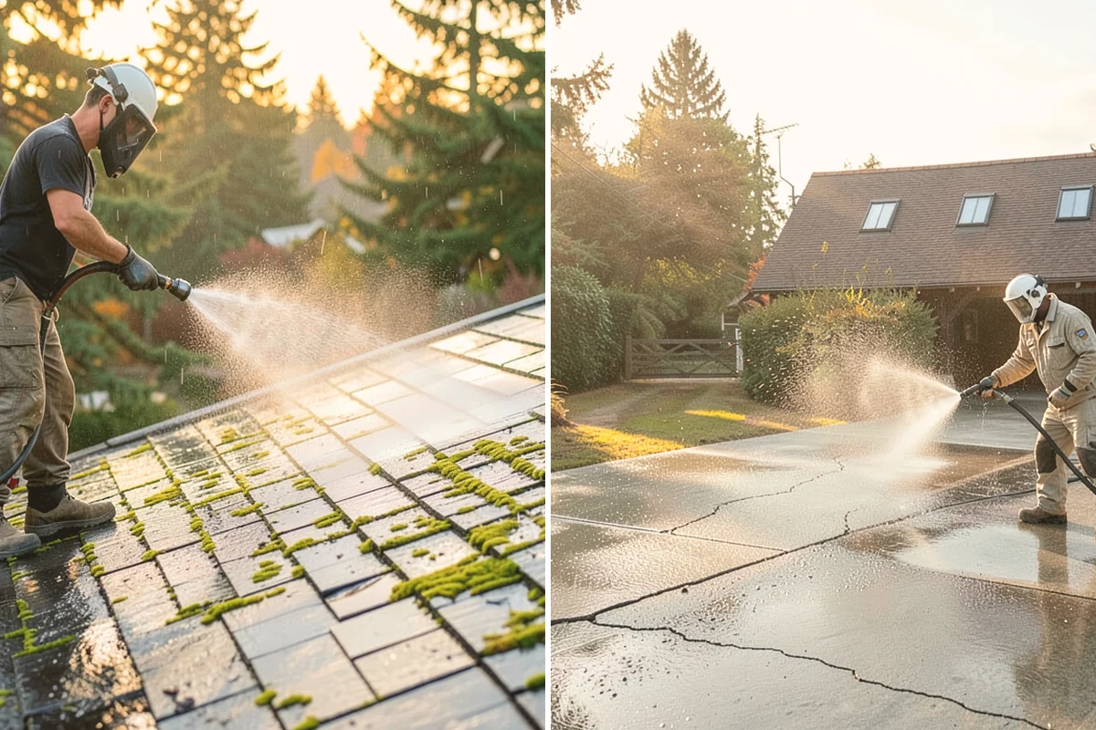Paver Driveway Cleaning in Langley, Island County, WA - Remove weeds and loose debris from the joints