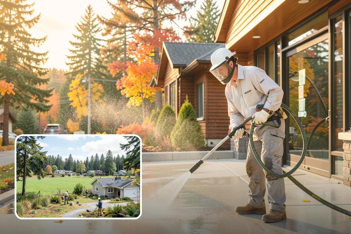 Paver Driveway Cleaning in Lyman, Skagit County, WA - Clears weeds and moss from paver joints