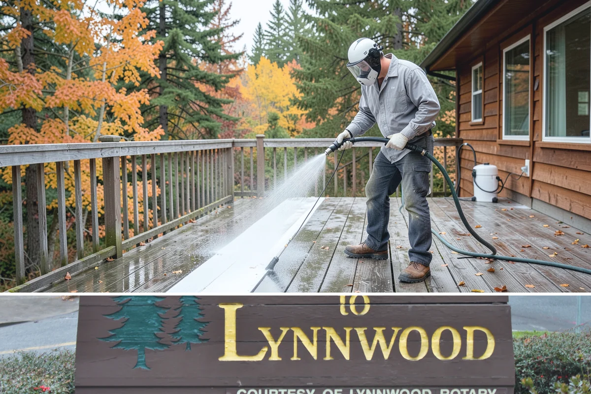 Paver Driveway Cleaning in Lynnwood, Snohomish County, WA - Dry summer weather is ideal so fresh joint sand can set without being washed out by rain.