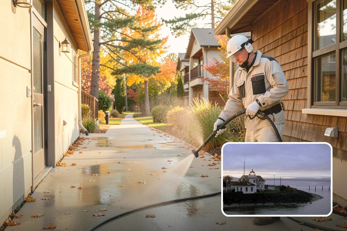 Paver Driveway Cleaning in Mukilteo, Snohomish County, WA - Clears weeds and moss from paver joints