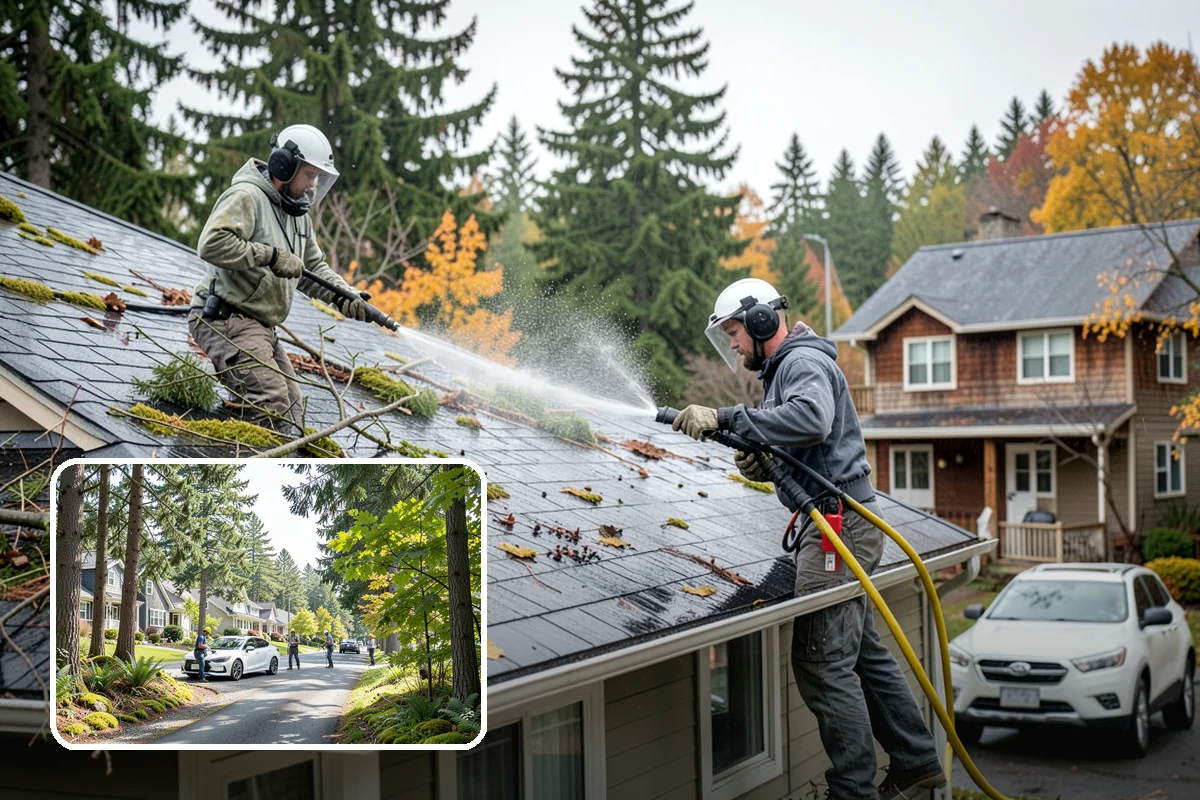 Paver Driveway Cleaning in Normandy Park, King County, WA - Clears weeds and moss from paver joints