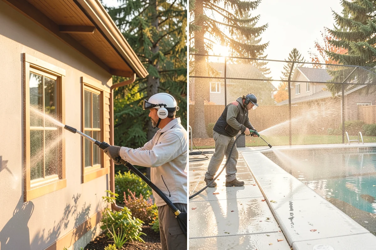 Paver Driveway Cleaning in Oak Harbor, Island County, WA - Remove weeds and loose debris from the joints