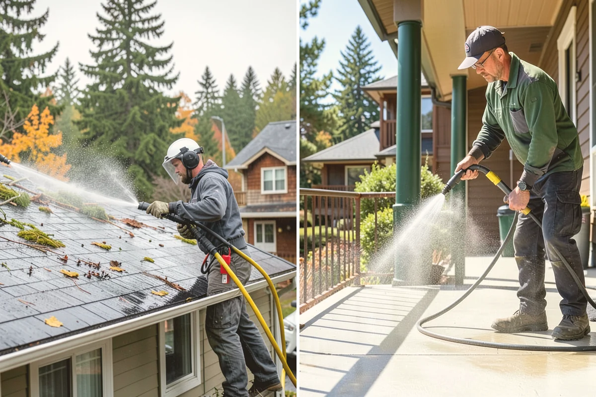 Paver Driveway Cleaning in Orting, Pierce County, WA - Remove weeds and loose debris from the joints