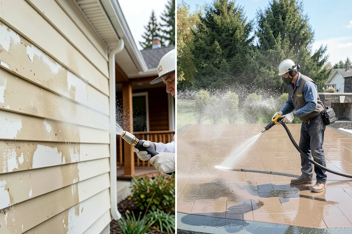 Paver Driveway Cleaning in Pacific, King County, WA - Remove weeds and loose debris from the joints