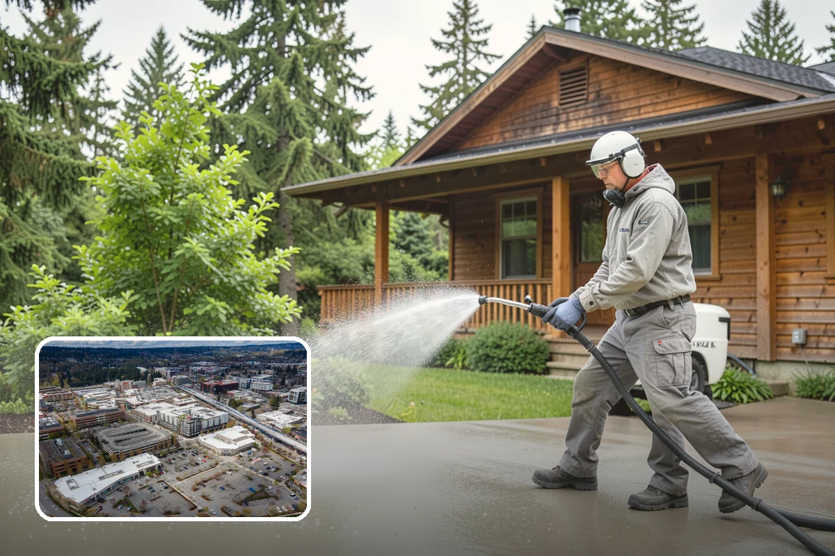 Paver Driveway Cleaning in Redmond, King County, WA - Clears weeds and moss from paver joints