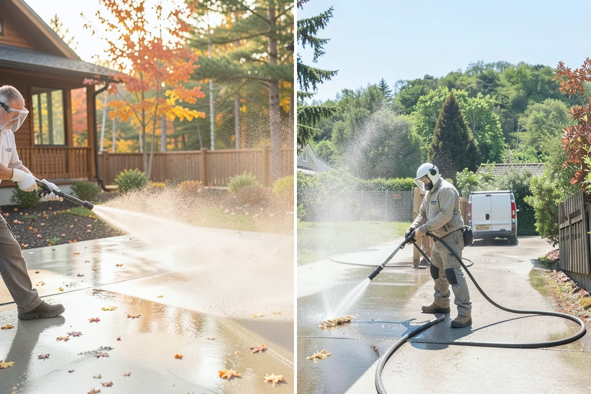 Paver Driveway Cleaning in Roy, Pierce County, WA - Remove weeds and loose debris from the joints
