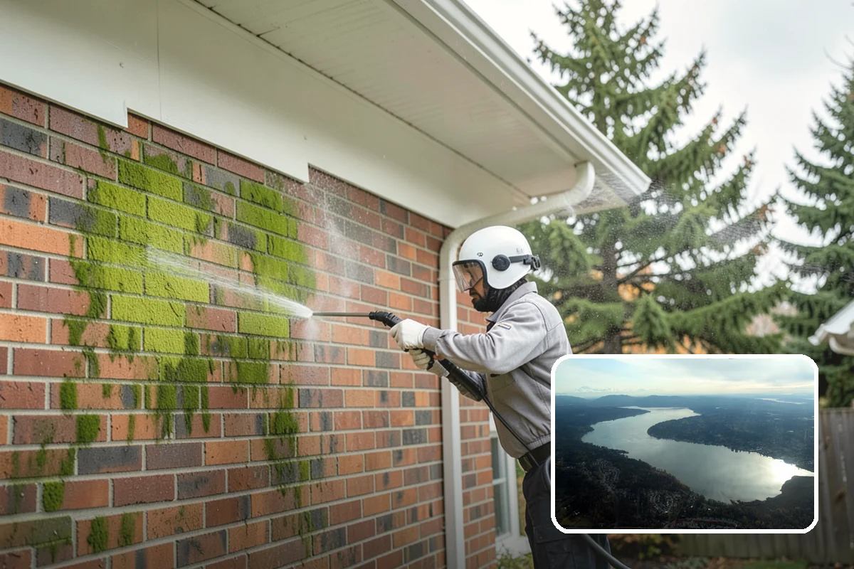 Paver Driveway Cleaning in Sammamish, King County, WA - Clears weeds and moss from paver joints
