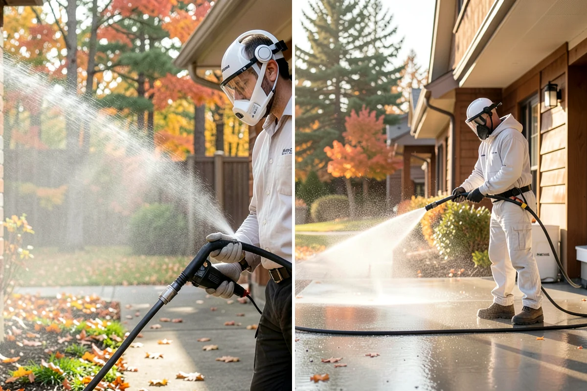 Paver Driveway Cleaning in SeaTac, King County, WA - Remove weeds and loose debris from the joints