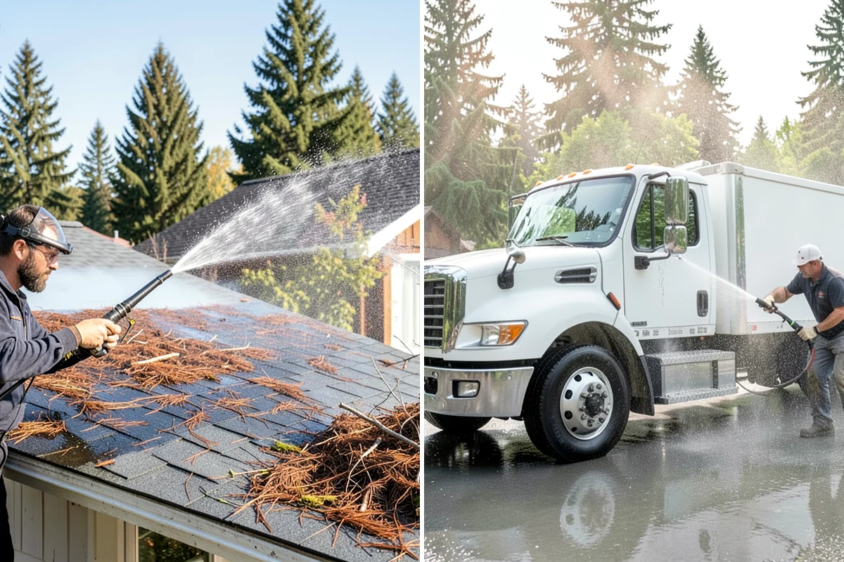 Paver Driveway Cleaning in Seattle, King County, WA - Remove weeds and loose debris from the joints