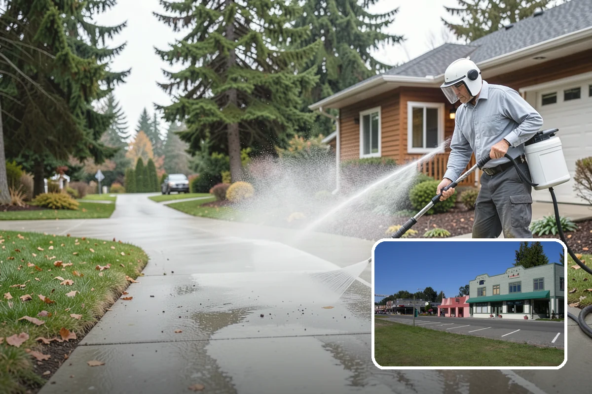 Paver Driveway Cleaning in Snoqualmie, King County, WA - Clears weeds and moss from paver joints