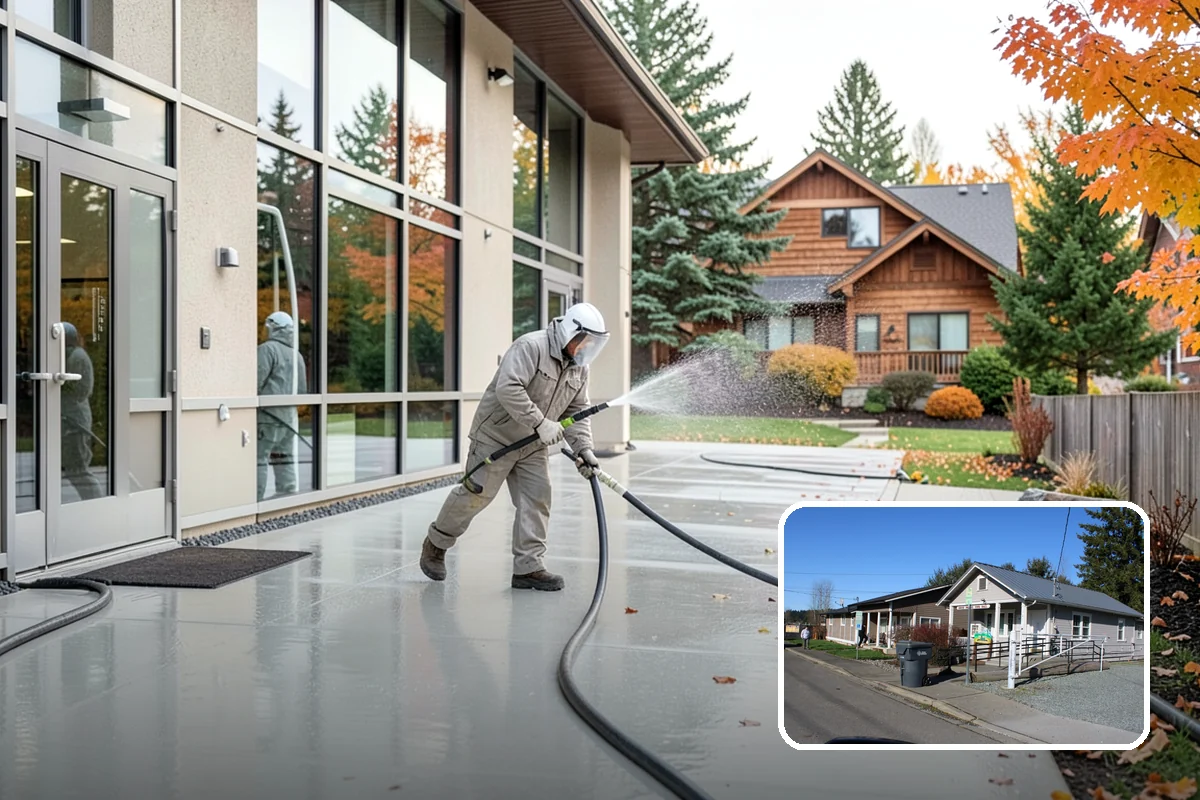 Paver Driveway Cleaning in South Prairie, Pierce County, WA - Clears weeds and moss from paver joints