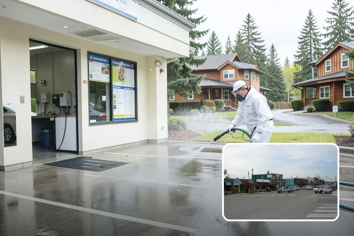 Paver Driveway Cleaning in Stanwood, Snohomish County, WA - Clears weeds and moss from paver joints
