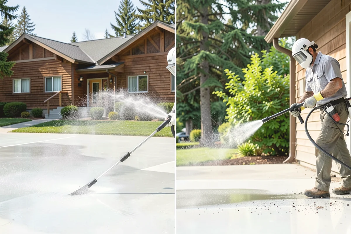Paver Driveway Cleaning in University Place, Pierce County, WA - Remove weeds and loose debris from the joints