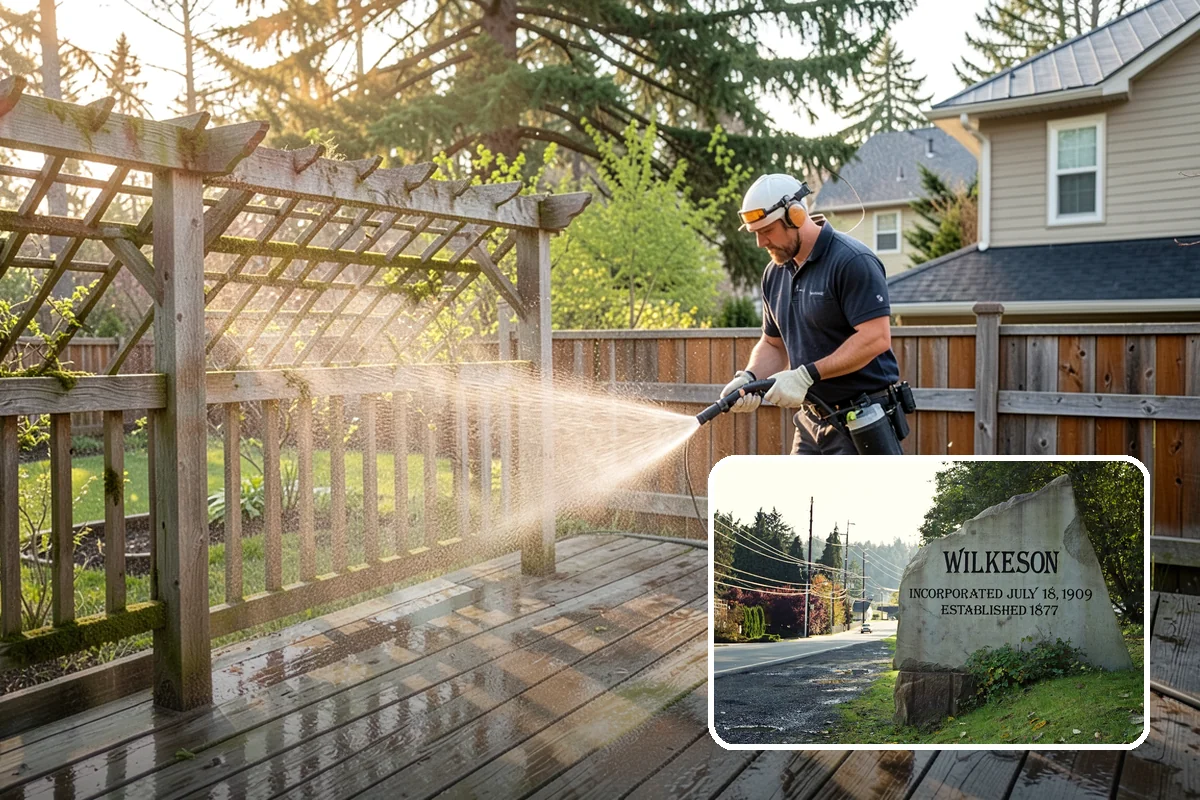 Paver Driveway Cleaning in Wilkeson, Pierce County, WA - Clears weeds and moss from paver joints