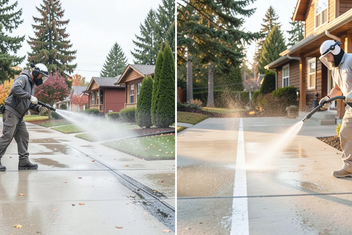 Paver Driveway Cleaning in Wilkeson, Pierce County, WA - Remove weeds and loose debris from the joints