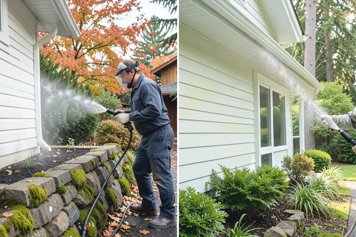 Paver Driveway Cleaning in Woodinville, King County, WA - Remove weeds and loose debris from the joints